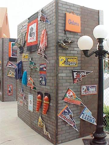Tailgate--Brick Walls with Sports Gack